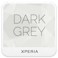 Dark Grey xperia theme icon