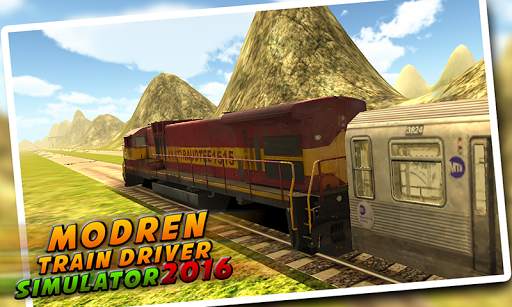 Modern Train Drive Sim 2016 screenshot 4
