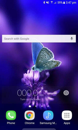 3d Butterfly Live Wallpaper скриншот 3