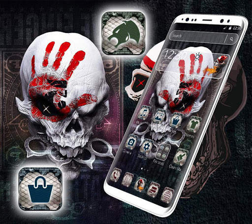 Five Finger Skull Theme screenshot 2