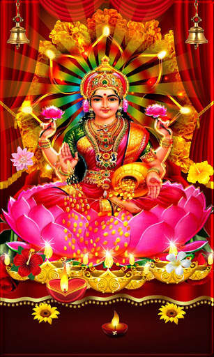 Lakshmi Devi Blessings Theme Live Wallpaper screenshot 5