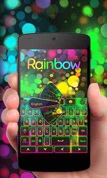 GO Keyboard Theme Rainbow screenshot 2
