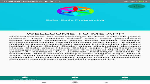Kode Warna Pemograman screenshot 1