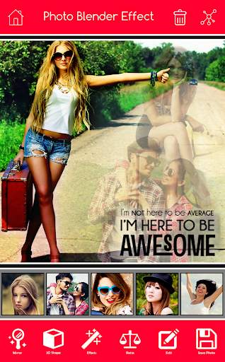 3D Mirror Photo Collage Editor screenshot 5