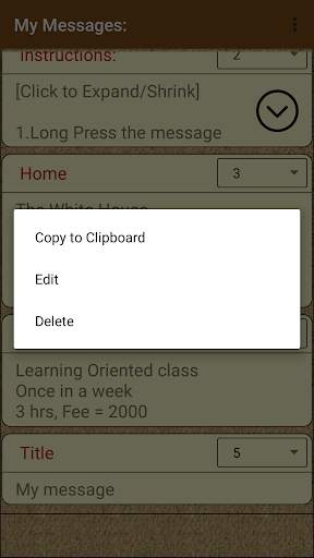 Text Message Organiser screenshot 4