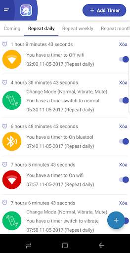 Phone Schedule - Call, SMS, Wifi screenshot 2