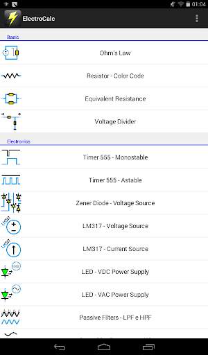ElectroCalc FREE screenshot 6