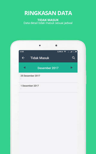 SmartPresence Emp-Aplikasi Ringkasan Data Karyawan screenshot 3