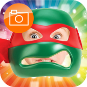 Turtle Mask Photo Stickers आइकन