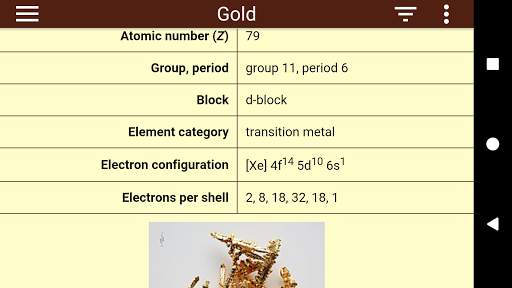 Periodic Table screenshot 2
