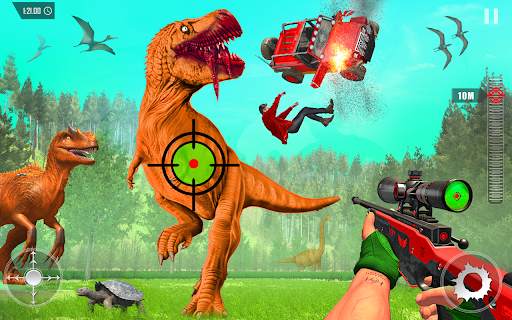 Wild Dinosaur Hunting Dino Sim screenshot 2