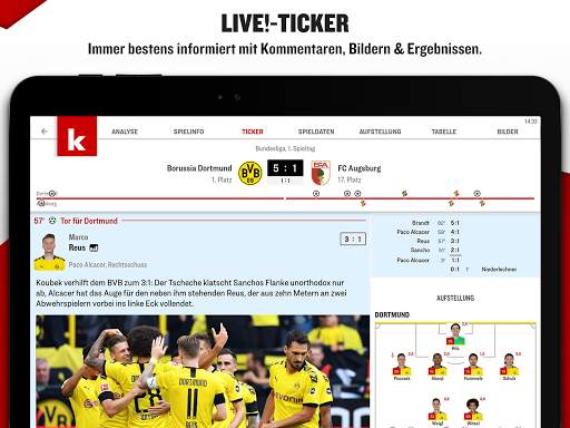 kicker Fußball News screenshot 10