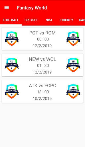 D11 Fantasy World - Fantasy News , Teams , Codes. screenshot 1