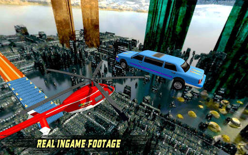 Extreme Limo Mega Ramp - Car Driving Games 3D screenshot 5