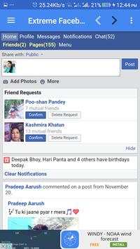 Extreme Facebook Lite screenshot 1