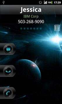 Rocket Caller ID Space Theme screenshot 1