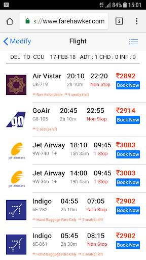 FareHawker -Flight Ticket & Airlines Group Booking screenshot 2