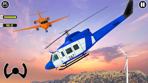 City Helicopter Fly Simulation screenshot 1