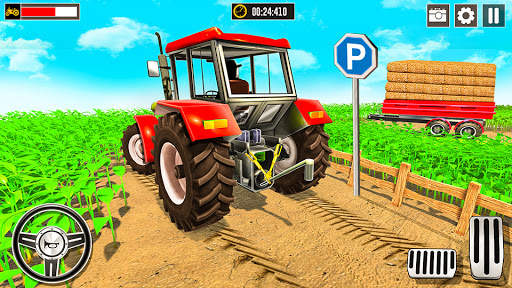 Farm Big Tractor Driving Game screenshot 1