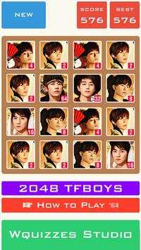 2048 TFBoys Special Edition Game screenshot 4