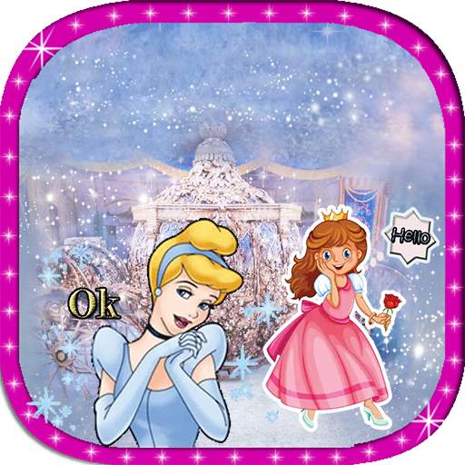 Girls princess Stickers for whatsapp 3.5