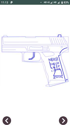 How To Draw Weapons screenshot 2