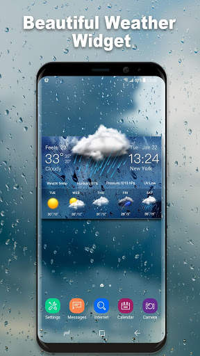 Daily weather forecast widget screenshot 1