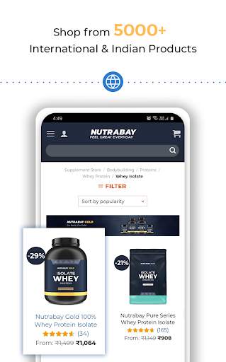 Nutrabay: Authentic Supplements & Whey Protein App screenshot 2