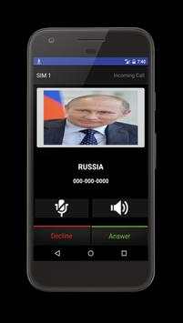 President Fake Call App Free screenshot 2