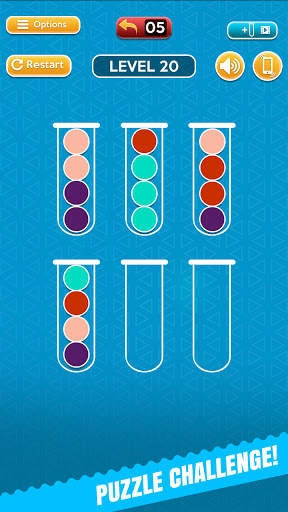 Ball Sort Fun Puzzle - Color Sorting Bubble Games screenshot 1