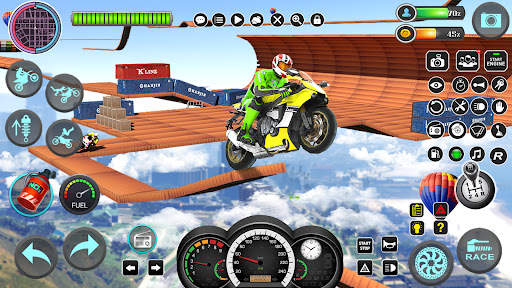 Mega Ramp Bike Stunts Games 3D screenshot 5