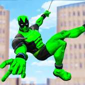 game Spider Ninja laba-laba pria permainan logo