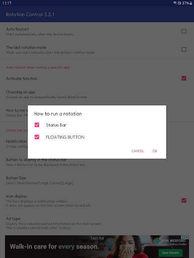 Screen rotation control screenshot 12
