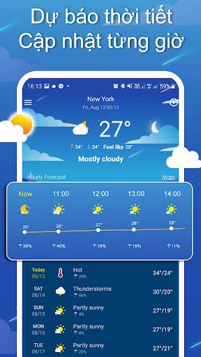 Dự báo thời tiết địa phương screenshot 5