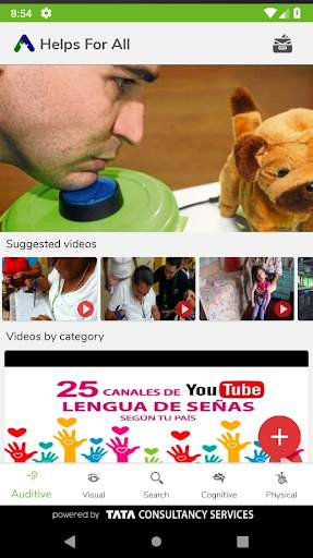 App Ayudas Para Todos screenshot 1