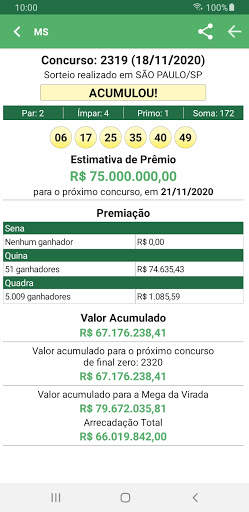 Loterias Mobile: Resultados e Fechamentos screenshot 3