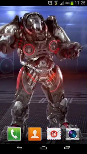 3D Robot dance Live Wallpaper screenshot 3
