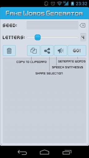 Fake Words Generator screenshot 3