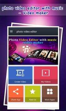 Photo Video Editor with Music - Photo Slideshow 1 تصوير الشاشة