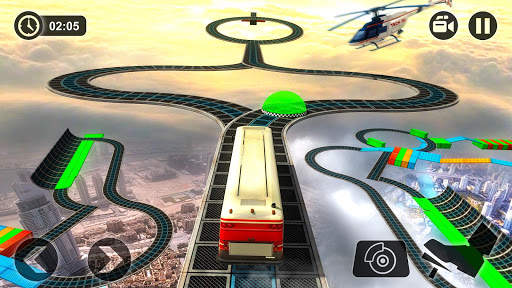 Impossible Sky Bus Driving Simulator Tracks 2018 screenshot 13
