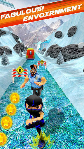 Subway Ninja Endless Run : Surfer in the road screenshot 3