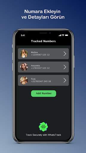 WisTracker WhatsApp Çevrimiçi Son görülme takip screenshot 3