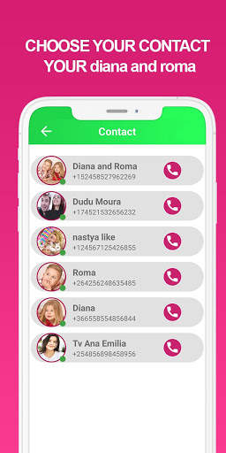 fake call live chat Diana and Roma screenshot 6