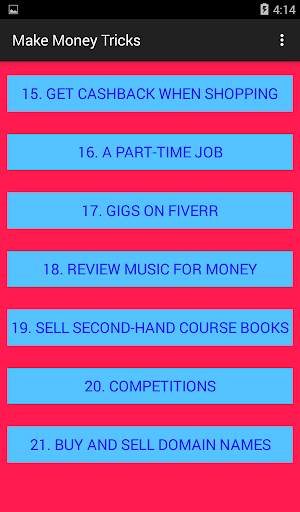 Money Making Tricks स्क्रीनशॉट 3