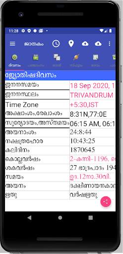 Vedic Astrology Malayalam screenshot 2