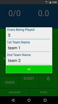 Cricket Scoring screenshot 1