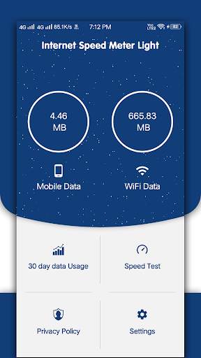 Internet Speed Meter Lite 1 تصوير الشاشة