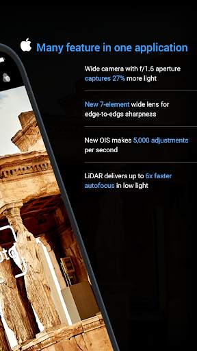 camera for phone 13 - OS 15 screenshot 6