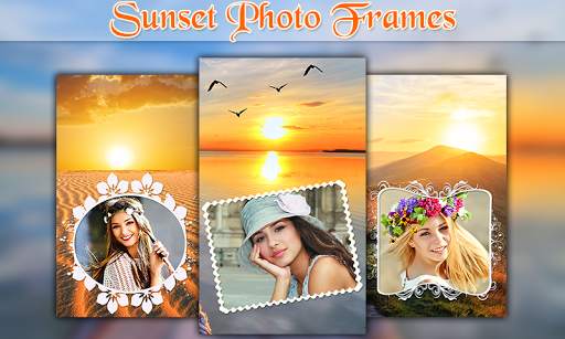 Sunset Photo Frames स्क्रीनशॉट 1