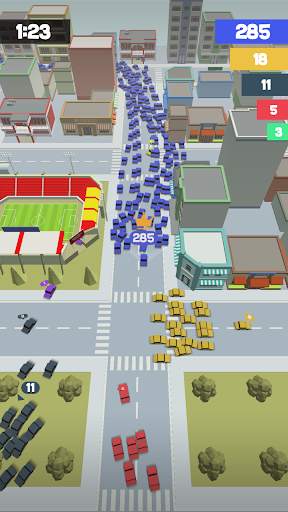Crowd Drift Cars City io स्क्रीनशॉट 3
